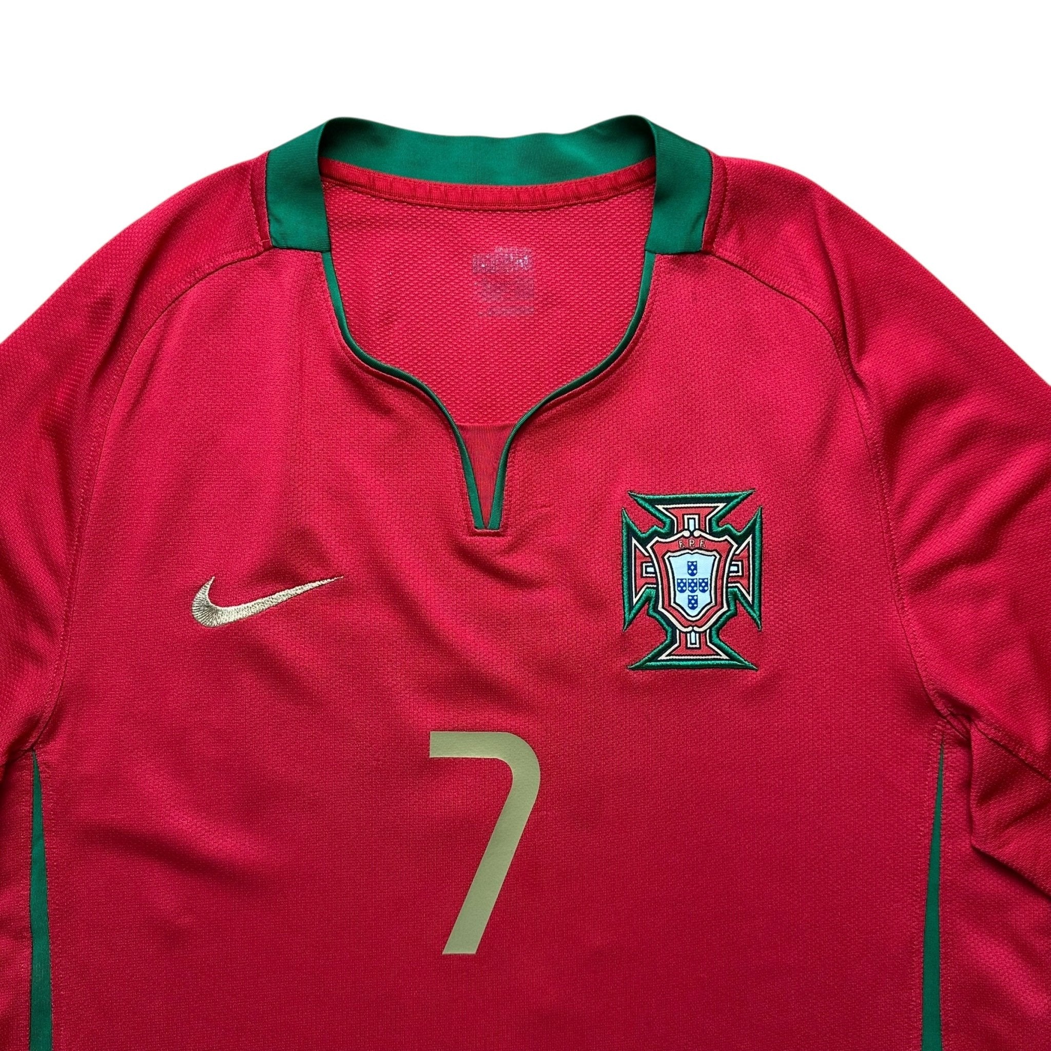 Portugal 2008 Home Shirt (L) Ronaldo 7 - Kitplug